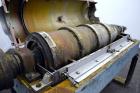 Used Alfa Laval NX-418 (2 or 3 phase) Solid Bowl Decanter Centrifuge. 316 Stainless steel construction (product contact areas), maximum bowl speed 3250 rpm, single row of lined cake discharge ports, ...