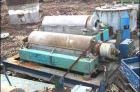 USED: Alfa-Laval NX-418 solid bowl decanter centrifuge rotating assembly, 316 stainless steel construction. Max bowl speed 4000 rpm, 70 mm conveyor with welded hardfacing, centripetal pump liquid dis...