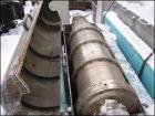USED: Alfa-Laval NX-418 solid bowl decanter centrifuge rotating assembly, 316 stainless steel construction. Max bowl speed 4000 rpm, 70 mm conveyor with welded hardfacing, centripetal pump liquid dis...