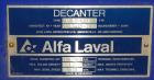 Used Alfa Laval NX-438B-31G Solid Bowl Decanter Centrifuge