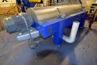 Used Alfa Laval NX3651B-31G Decanter Centrifuge. 316 Stainless steel product contact areas. Maximum bowl speed 4200 rpm, approximate 6