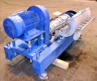 Used Alfa Laval NX-414B-31 Solid Bowl Decanter Centrifuge, 316 stainless steel (product contact areas). Max bowl speed 4000 rpm, single row of cake solids discharge ports, 2.75
