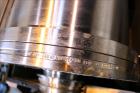 Used Alfa Laval NX-414B-31 Solid Bowl Decanter Centrifuge, 316 stainless steel (product contact areas). Max bowl speed 4000 rpm, single row of cake solids discharge ports, 2.75