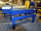 Used Alfa Laval NX 414 Decanter Centrifuge. 316 Stainless steel product contact areas. Maximum bowl speed 4000 rpm, approximate 110mm single lead conveyor, single row of lined cake discharge ports, 2...