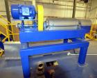 Used Alfa Laval NX 414 Decanter Centrifuge. 316 Stainless steel product contact areas. Maximum bowl speed 4000 rpm, approximate 110mm single lead conveyor, single row of lined cake discharge ports, 2...