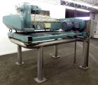 Used Alfa Laval NX-418S-31G (2 or 3 phase design) Solid Bowl Decanter Centrifuge. 316 Stainless steel construction on product contact areas, maximum bowl speed 4000 rpm, 70 mm single lead conveyor, s...