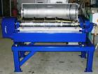 USED: Alfa Laval decanter, type NX418S-31G. Material of constructionis stainless steel on product contact parts. Single row of cakedischarge ports. Max bowl speed 4000 rpm by a 55.5 hp/37kw-8.25 hp/5...