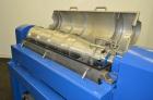 Used Alfa Laval UVNX-418 Solid Bowl Decanter Centrifuge. 316 Stainless steel (product contact areas). Approximate 70mm single lead conveyor, 2 or 3 phase machine, maximum bowl speed 3250 rpm, regulat...