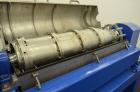 Used Alfa Laval UVNX-418 Solid Bowl Decanter Centrifuge. 316 Stainless steel (product contact areas). Approximate 70mm single lead conveyor, 2 or 3 phase machine, maximum bowl speed 3250 rpm, regulat...