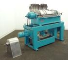 Used Alfa Laval UVNX-314B-11G Solid Bowl Decanter Centrifuge. 316 Stainless steel (product contact areas). approximate 70mm double lead conveyor, maximum bowl speed 3250 rpm, base, single row of line...