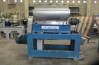 Used Alfa Laval UVNX-314B-31G Solid Bowl Decanter Centrifuge. 3 way, 316 stainless steel (product contact areas). Maximum bowl speed 3250 rpm, single lead conveyor, single row of line cake discharge ...