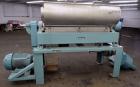 Used Alfa Laval UVNX-418 (2 or 3 phase) Solid Bowl Decanter Centrifuge. 316 Stainless steel (product contact areas). single lead conveyor, single row of lined cake discharge ports,  cake discharge ca...