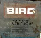 Used Bird 12 x 30 Screen Bowl Decanter Centrifuge. 316 Stainless Steel. Max bowl speed 4000 RPM, left hand design, 15 degree beach, hogged out cake ports with wear liners and epicentric plate dams, 4...