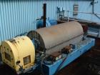 Used Bird Solid Bowl Centrifuge, model 2500. 75 hp motor, frame, etc.