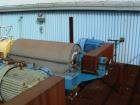 Used Bird Solid Bowl Centrifuge, model 2500. 75 hp motor, frame, etc.