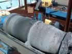Used Bird Solid Bowl Centrifuge, model 2500. 75 hp motor, frame, etc.