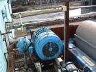Used Bird Solid Bowl Centrifuge, model 2500. 75 hp motor, frame, etc.