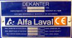 Used Alfa Laval DSNX-5855 Solid Bowl Decanter Centrifuge