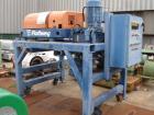 Used Flottweg Z-23-3/441 Tricanter Solid Bowl Centrifuge. 329 Stainless steel construction (product contact areas), maximum bowl speed 6000 rpm, 4630 x G force, discharge casing chutes, fiberglass bo...