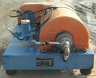 Used Flottweg Z-23-3/441 Tricanter Solid Bowl Centrifuge. 329 Stainless steel construction (product contact areas), maximum bowl speed 6000 rpm, 4630 x G force, discharge casing chutes, fiberglass bo...