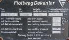 Used- Flottweg Z-23-3/441 Tricanter Solid Bowl Centrifuge. 329 Stainless steel construction (product contact areas), maximum...