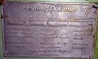 Used Flottweg Z42/3-411 Tricanter Solid Bowl Decanter Centrifuge