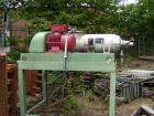 Used Flottweg Decanter, Type Z1-L. Material of construction is stainless steel on product contact parts. Max bowl speed 4500 rpm by a 33 hp/22 kw-380 volt/50 cycle/3 ph belt driven motor. Complete wi...