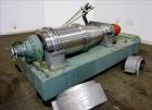 Used Flottweg Z42/3 Solid Bowl Tricanter Centrifuge. 316 Stainless steel construction (product contact areas), max bowl speed 4000 rpm, 2.5