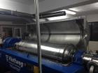 Used Flottweg Z4E-4/444 Tricanter Solid Bowl Decanter Centrifuge. Maximum bowl speed 3800 rpm, three phase separation (liquid/liquid/solids separation), steep angle bowl design, conveyor, base, casin...
