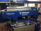 Used Flottweg Z4E-4/444 Tricanter Solid Bowl Decanter Centrifuge. Maximum bowl speed 3800 rpm, three phase separation (liquid/liquid/solids separation), steep angle bowl design, conveyor, base, casin...