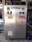 Used Flottweg Z4E-4/444 Tricanter Solid Bowl Decanter Centrifuge. Maximum bowl speed 3800 rpm, three phase separation (liquid/liquid/solids separation), steep angle bowl design, conveyor, base, casin...