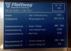 Used Flottweg Z4E-4/444 Tricanter Solid Bowl Decanter Centrifuge. Maximum bowl speed 3800 rpm, three phase separation (liquid/liquid/solids separation), steep angle bowl design, conveyor, base, casin...