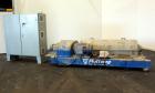 Used Flottweg Z53-4/454 Solid Bowl Horizontal Decanter Centrifuge. 2250 Stainless steel construction (product contact areas), max bowl speed 3250 rpm, single lead conveyor, gearbox, feed pipe, lubric...