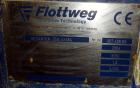 Used Flottweg Z53-4/454 Solid Bowl Horizontal Decanter Centrifuge. 2250 Stainless steel construction (product contact areas), max bowl speed 3250 rpm, single lead conveyor, gearbox, feed pipe, lubric...