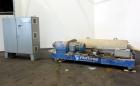 Used Flottweg Z53-4/454 Solid Bowl Horizontal Decanter Centrifuge. 2205 Stainless steel construction (product contact areas), max bowl speed 3250 rpm, single lead conveyor, gearbox, feed pipe, lubric...