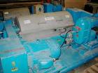 USED:Hutchinson Hayes 1448 solid bowl decanter centrifuge, 316stainless steel construction (product contact areas). 4.25