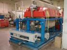 USED: Hysep HD54-X2 solid bowl decanter centrifuge system. Stainlesssteel construction, max bowl speed 3600 rpm, bowl dimensions 20