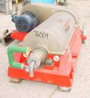 USED: Hysep MD43x2 solid bowl decanter centrifuge, Duplex 2205 stainless steel construction on product contact areas. Max bowl speed 3800 rpm, 3