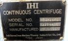 Used Stainless Steel Solid Bowl Decanter Centrifuge, IHI HS-325FS