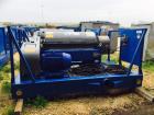 Used Kemtron Barite Recovery and Dewatering Centrifuge, Model KT-1448HD. Maximum G Force 2100, maximum speed 3300 rpm. Stainless steel bowl construction. Bowl diameter 14