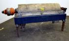 Used Alfa Laval NX-418 (2 or 3 phase) Solid Bowl Decanter Centrifuge. 316 Stainless steel construction (product contact areas), maximum bowl speed 3250 rpm, single row of lined cake discharge ports, ...