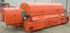 Used Sharples PM-75000 Super-D-Canter Centrifuge, 316/317 stainless steel construction on product contact areas. Max bowl speed 2600 rpm, 360 degree solid discharge ports with STC liners, 10