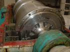 Used Pallucchini 350 Solid Bowl Decanter Centrifuge. 316 Stainless steel construction on product contact parts. Max bowl speed 3500 rpm, 2 phase separation (liquid/solids), single lead conveyor, sing...