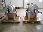 USED: Pieralisi model Baby 11 solid bowl decanter centrifuge, stainless steel construction on product contact areas. Max bowl speed 5200 rpm, 3500 x 