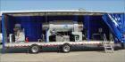 Used 40' Mobile Pieralisi Giant 2 Decanter Centrifuge System, stainless steel construction (product contact areas), max bowl speed 2200 rpm, single lead conveyor with wear protection, 55 kW roto-dif,...
