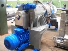 Used Pieralisi Jumbo 3 Solid Bowl Decanter Centrifuge.  ATEX / gastight, maximum speed 3350 rpm, drum diameter 18.5