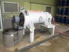 Used Pieralisi Jumbo 2 Solid Bowl Decanter Centrifuge. Stainless steel on product contact areas. Maximum bowl speed 3250 rpm, single lead conveyor, gearbox incl. back drive, cast casing, feed pipe, 5...