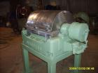 Used Sharples P-2000 Super-D-Canter Centrifuge. 316 stainless steel construction on product contact areas, max bowl speed 3240 rpm, single lead conveyor, 1,2,3,4 slotted liquid plate dam, gearbox wit...