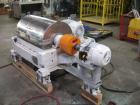 RECONDITIONED: Sharples sanitary P-3000 Super-D-Canter centrifuge, 316 stainless steel. Max bowl speed 4000 rpm. Contour bowl design, hogged out cake ports, 3