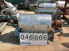 USED: Sharples P-3000 Super-D-Canter centrifuge, 316 stainless steel. 10 deg contour bowl, grooved beach, hogged out cake ports. 4-1/4